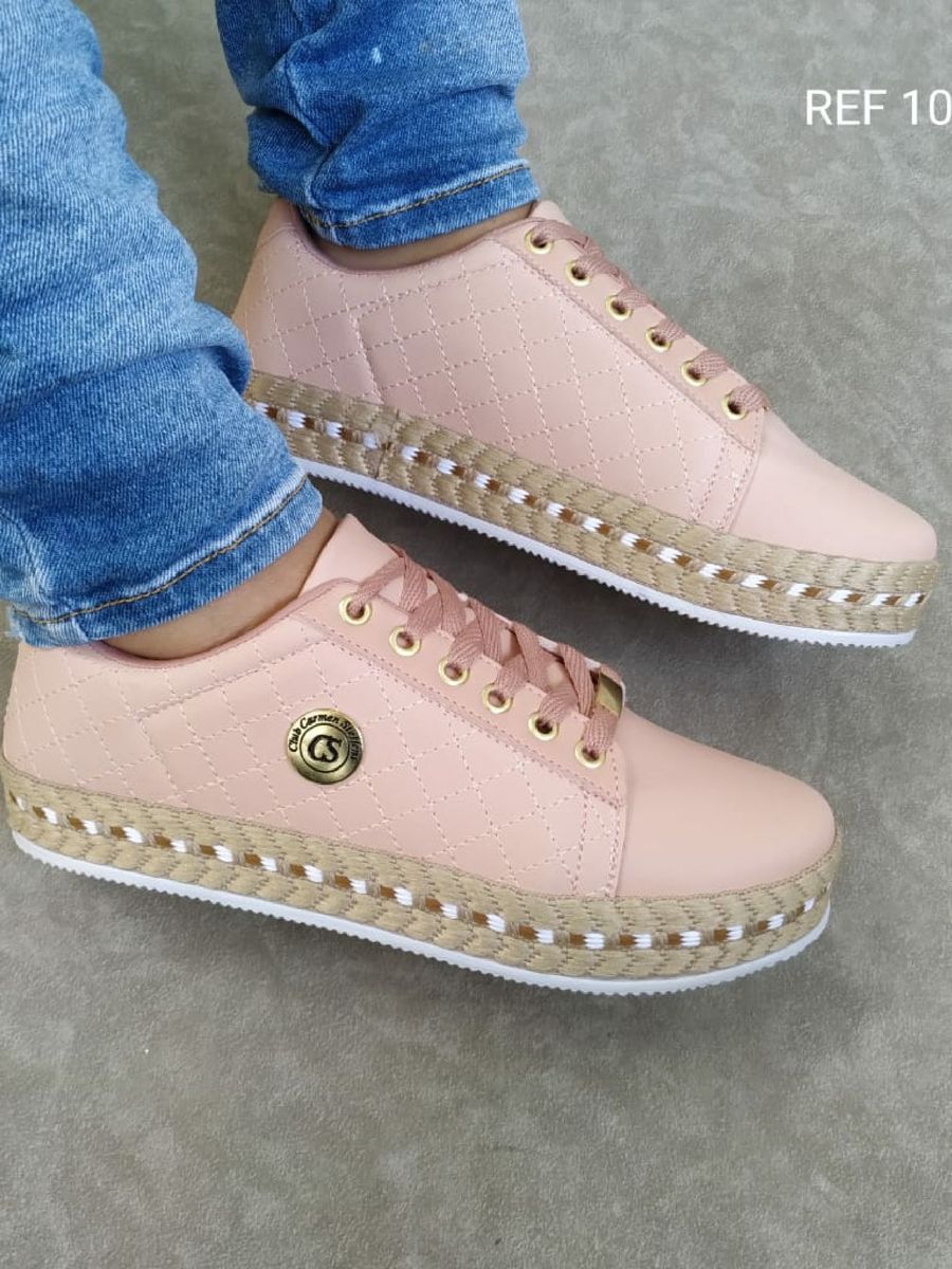 tênis casual feminino carmen steffens