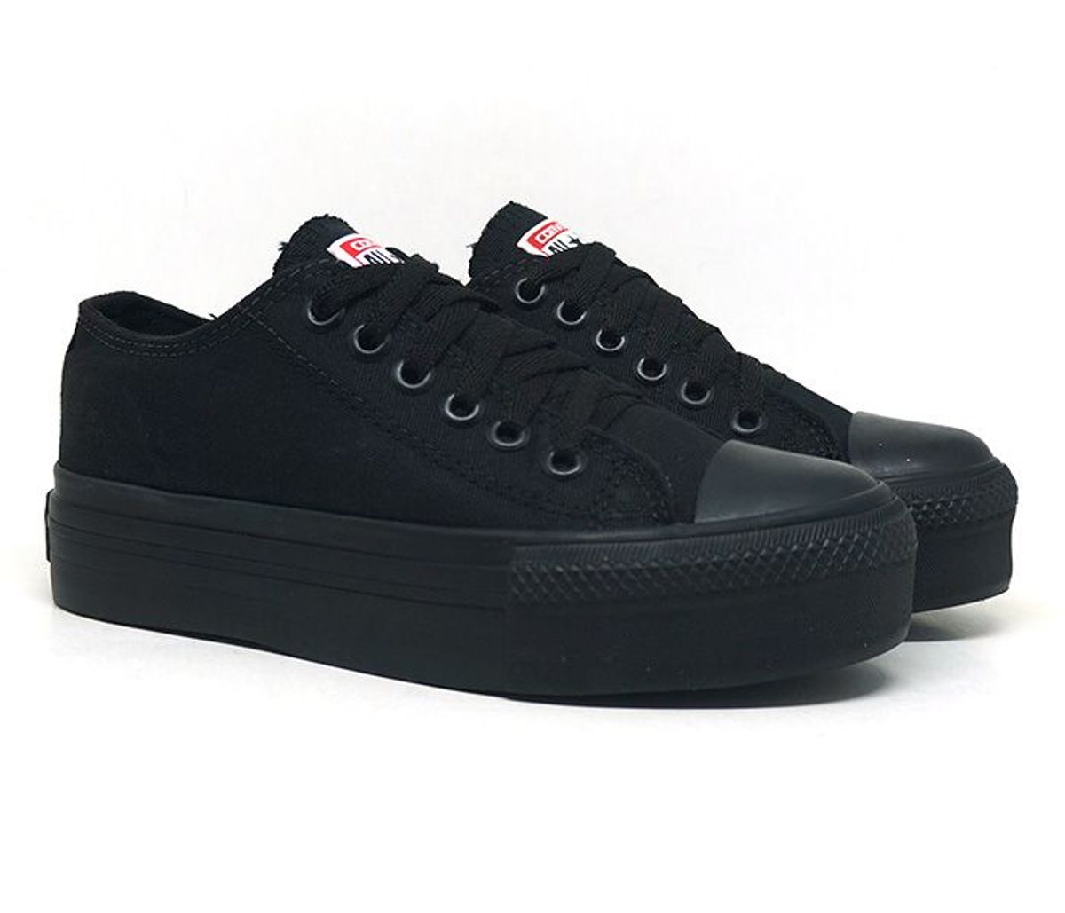 All star todo preto hot sale feminino