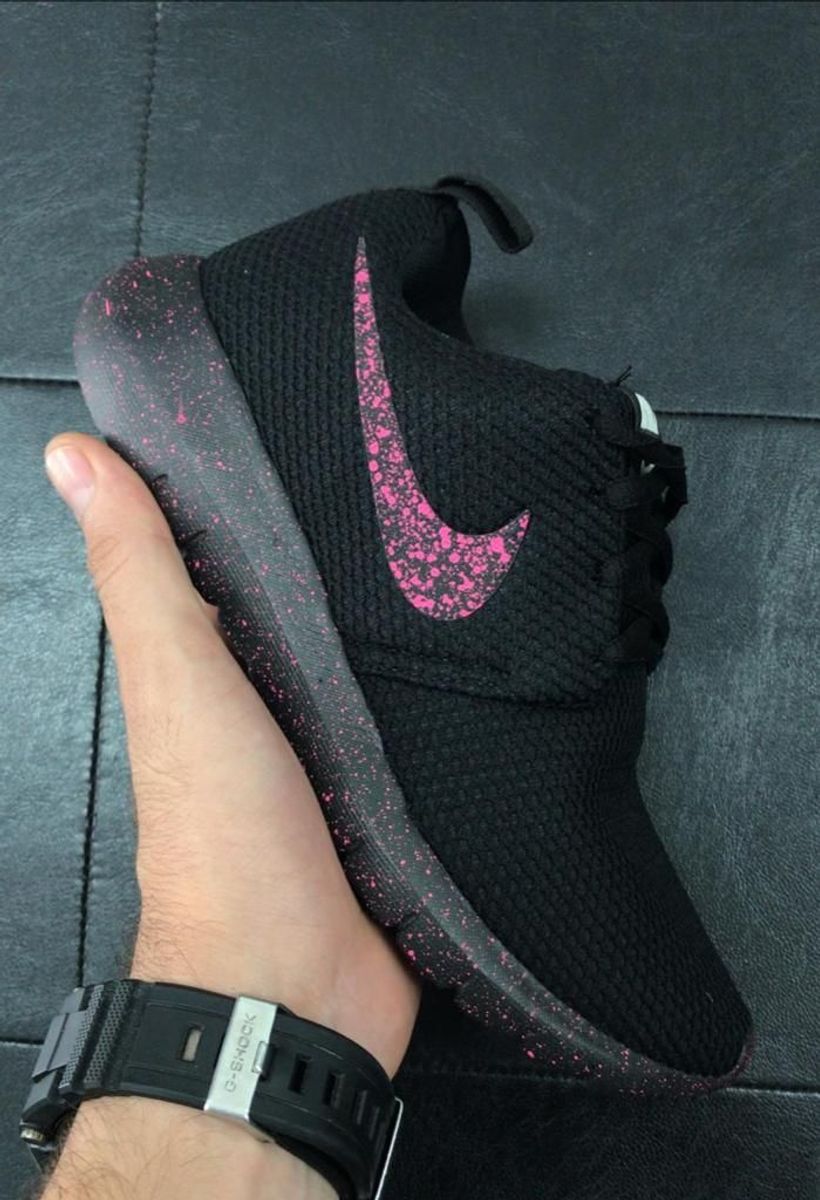 tênis nike roshe one feminino preto