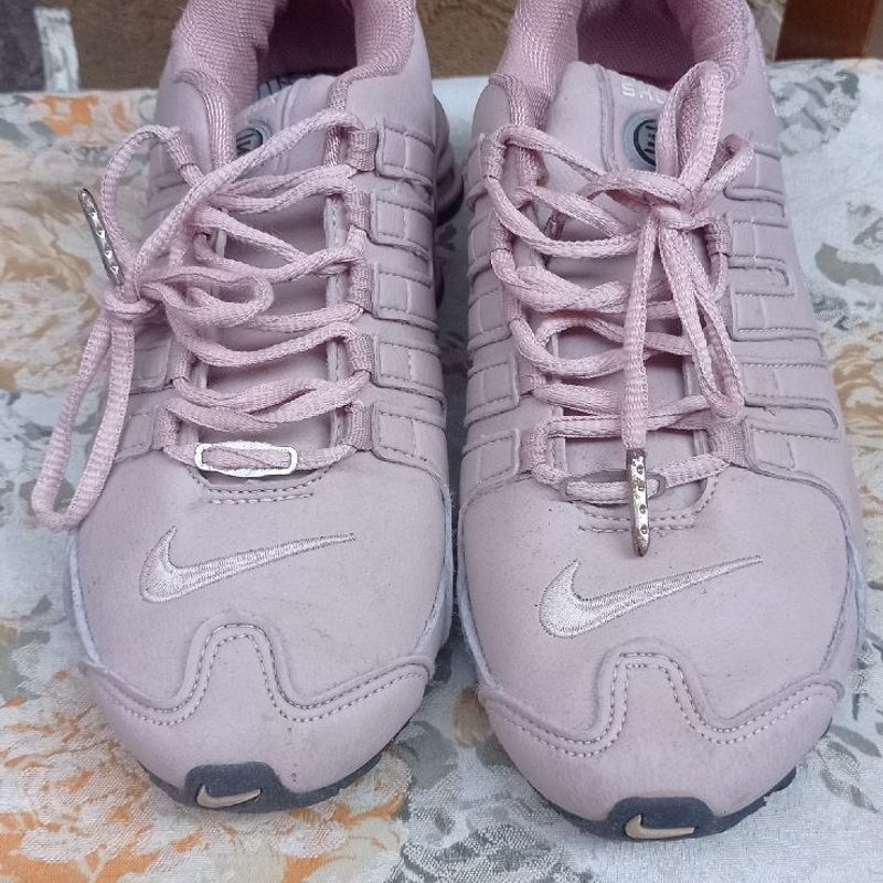 Tenis Feminino Nike Shox Rosa 35 Nike Usado 109848801 enjoei