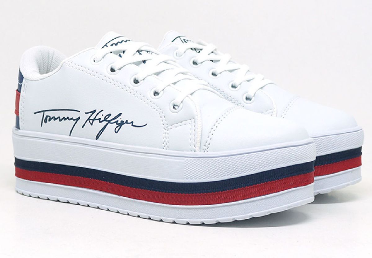 tenis tommy hilfiger plataforma