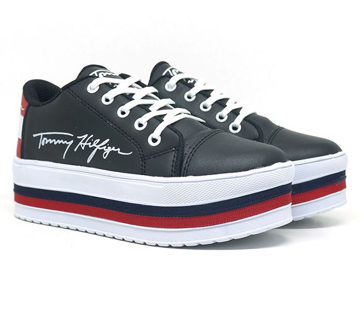 tenis tommy hilfiger branco feminino