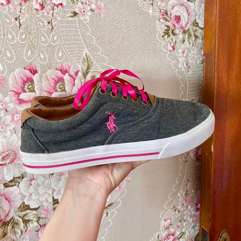 Polo ralph lauren cheap tenis feminino