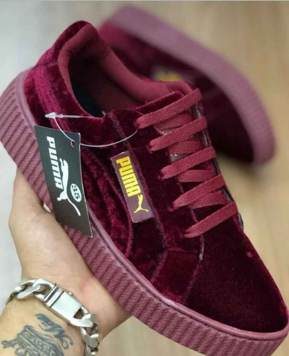 puma tenis vinho