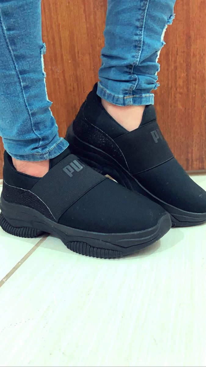 tenis puma elastico