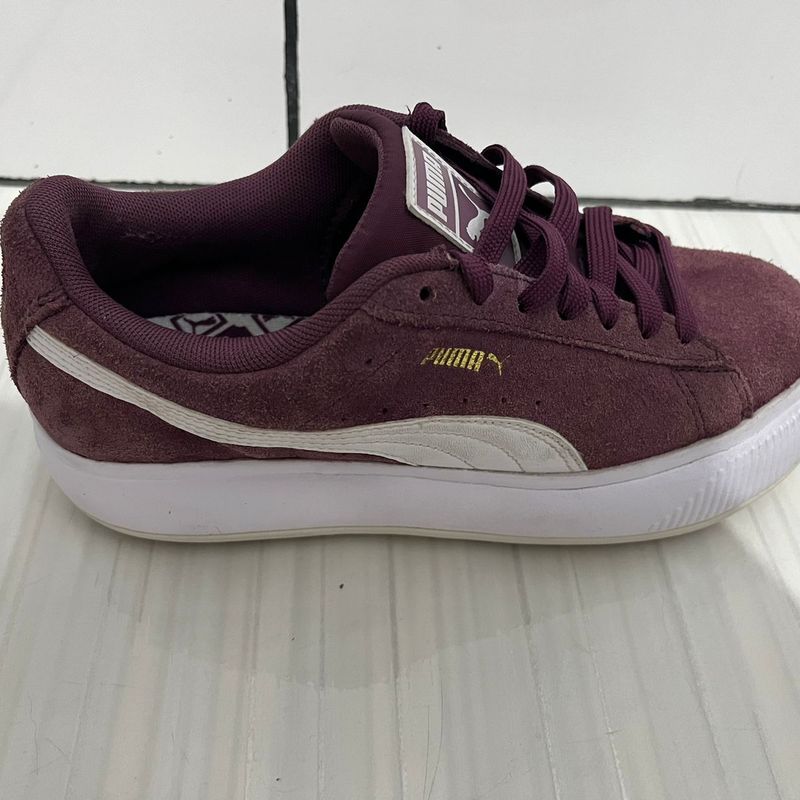 Tenis puma suede classic hot sale vinho