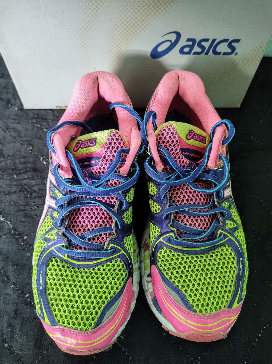 Tenis asics verde limao shops feminino