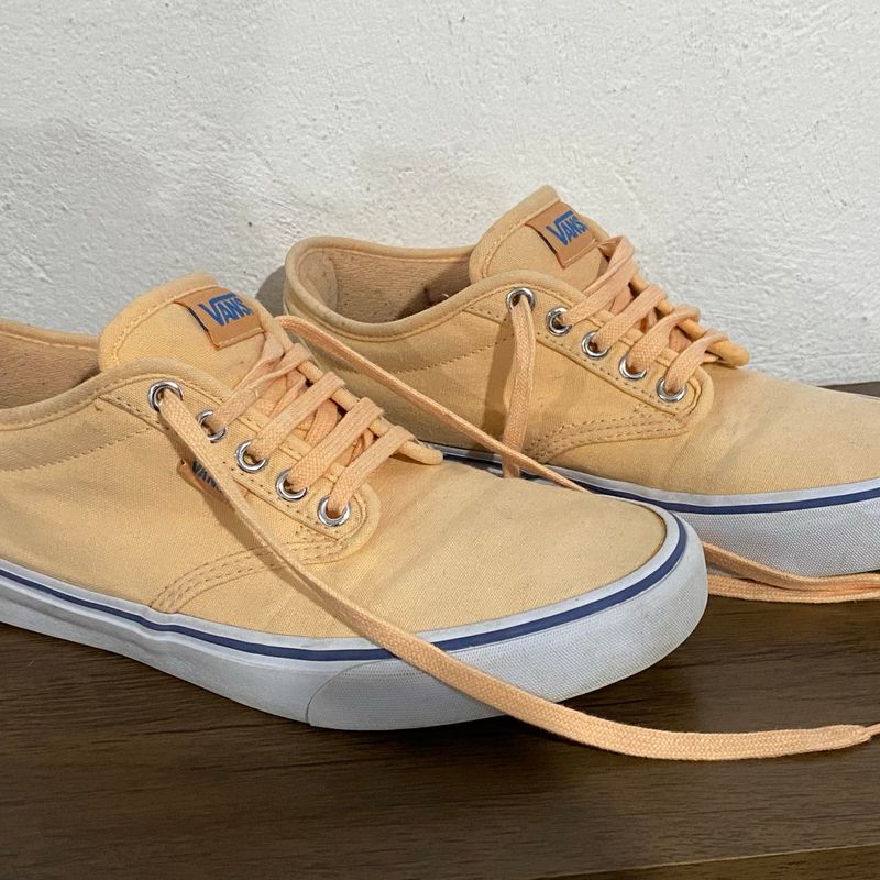 Tênis Feminino Vans Sk8-Mid Salmão Tam 38 Vans Usado 102852935