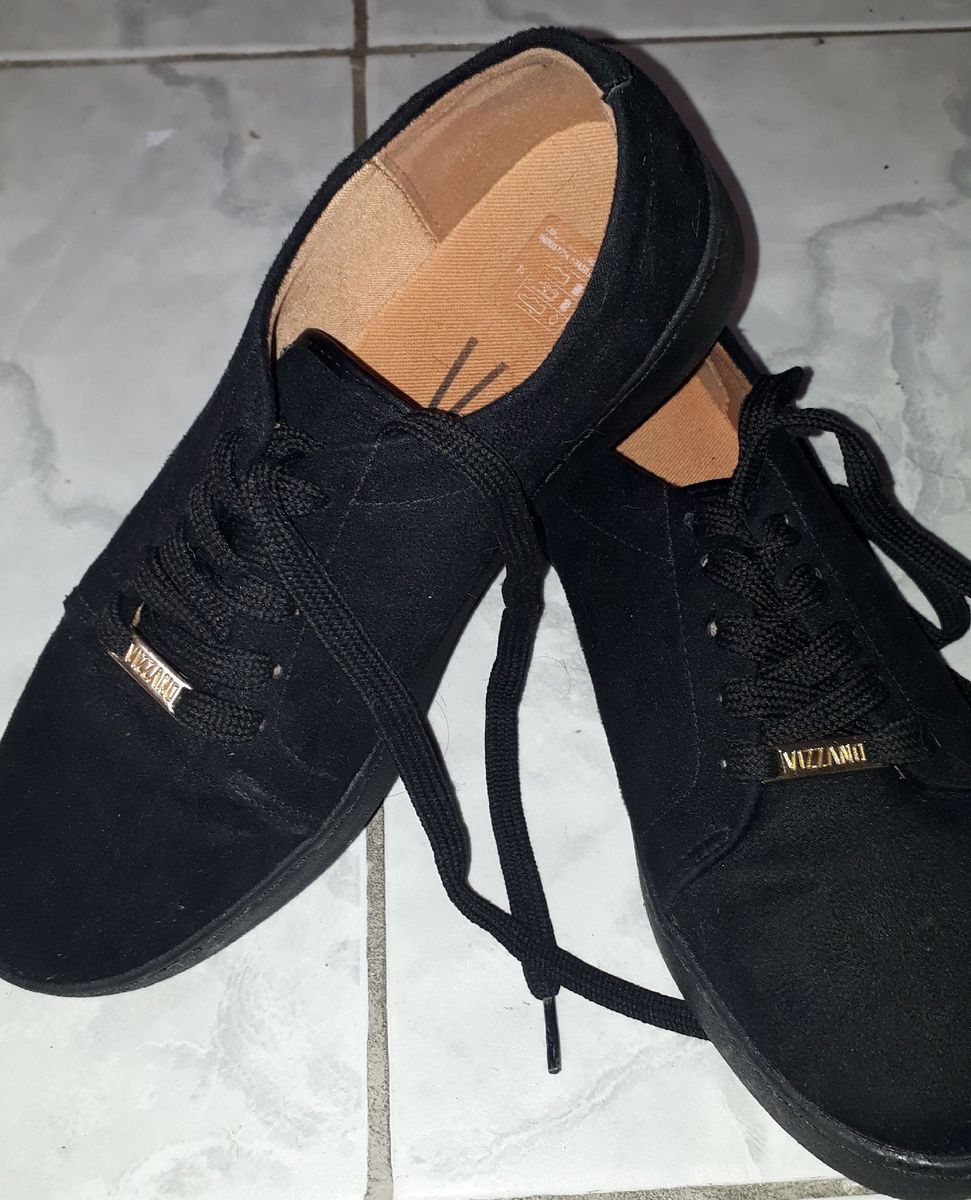 tenis vizzano suede preto