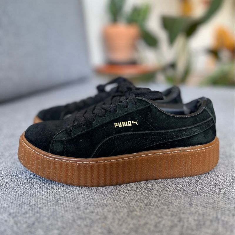 Puma Fenty TÃªnis Preto Feminino Puma Tênis Fenty Puma Preto Tênis