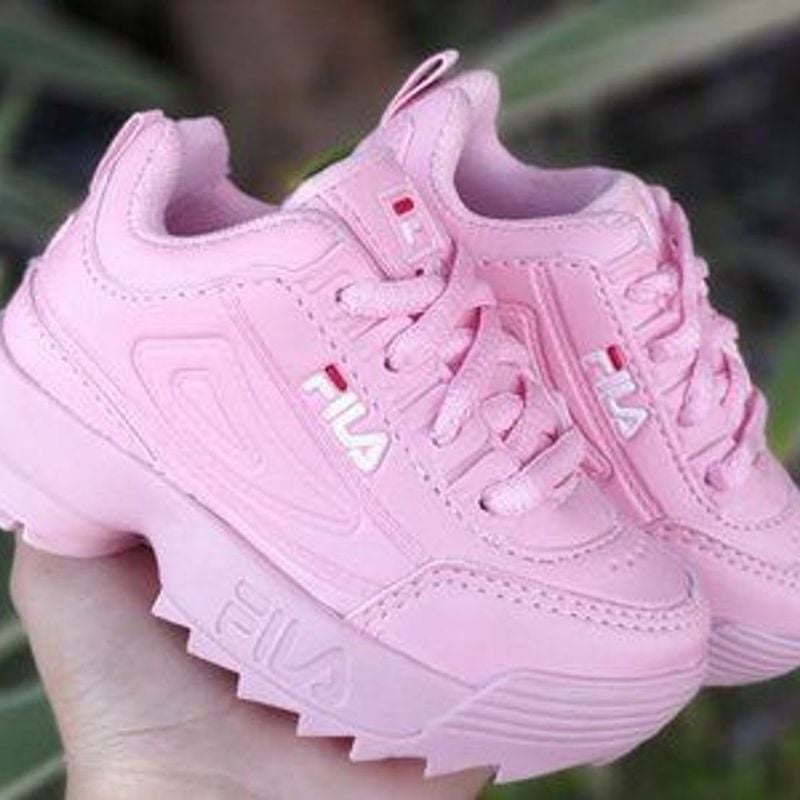 Tenis fila sale infantil rose