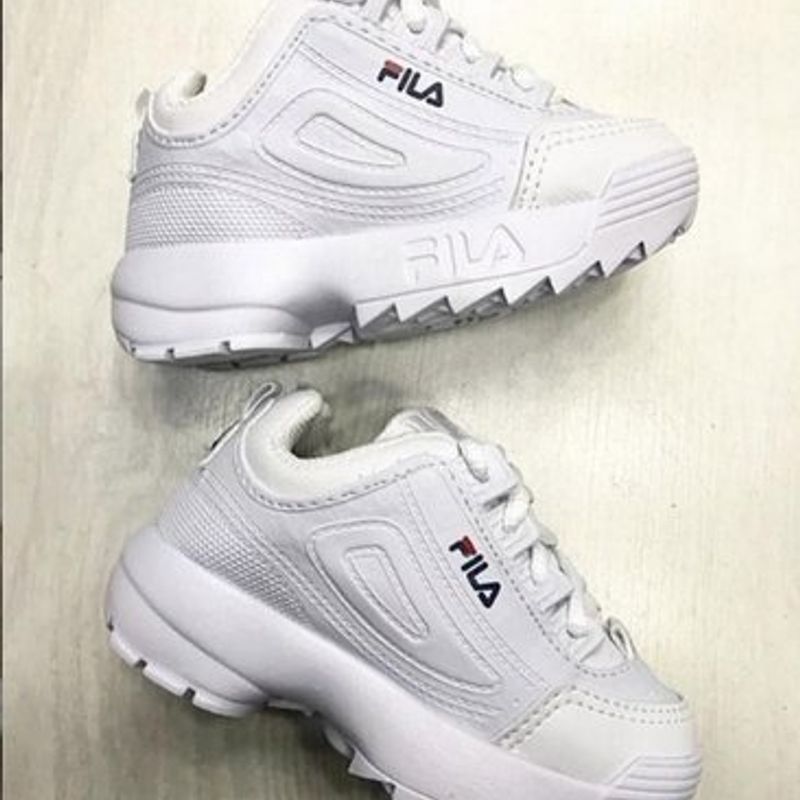 Tenis fila hotsell bebe branco