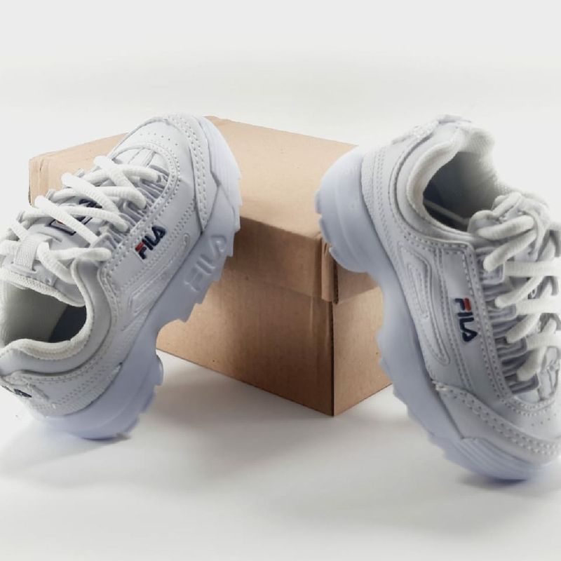 Tenis fila bebe branco new arrivals