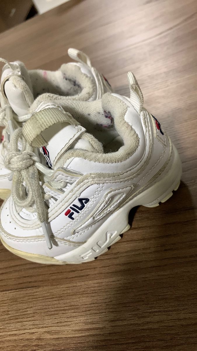 Tenis da outlet fila para bebe