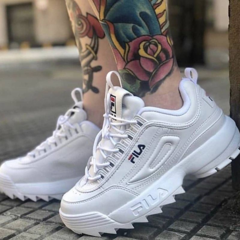 Tenis Fila Branco Feminino Fique Na Moda sem Sair de Casa N 37 T nis Feminino Fila Nunca Usado 44354196 enjoei