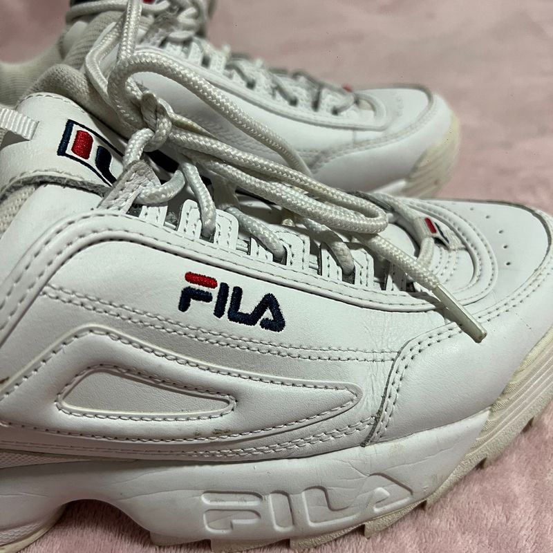 Tênis fila hot sale branco original