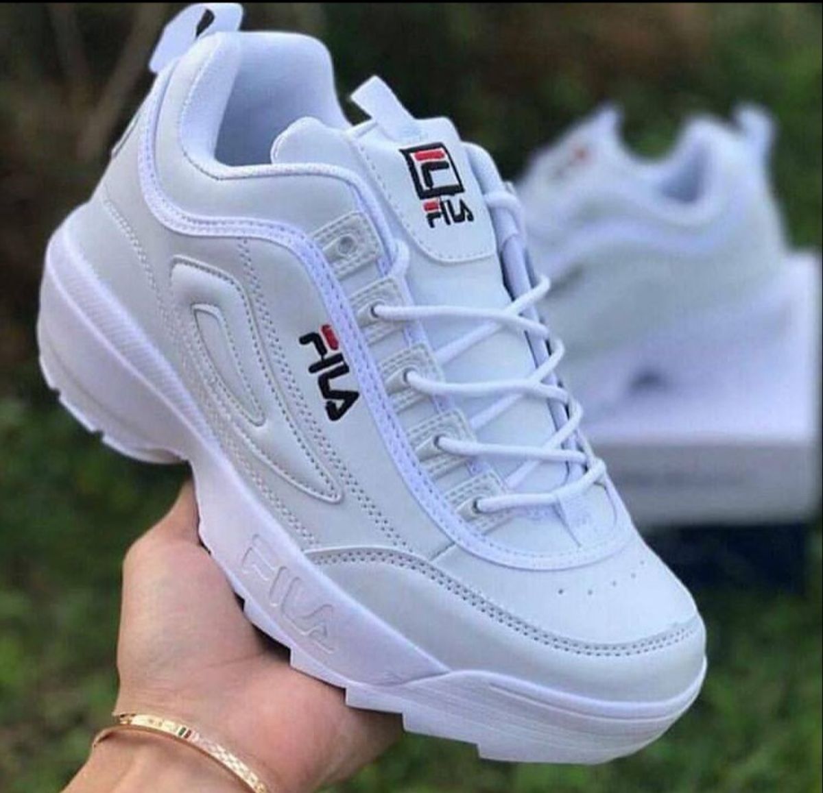 Tênis Fila Branco Original Novo Número 35 Na Caixa Pronta Entrega Tênis Feminino Fila Nunca