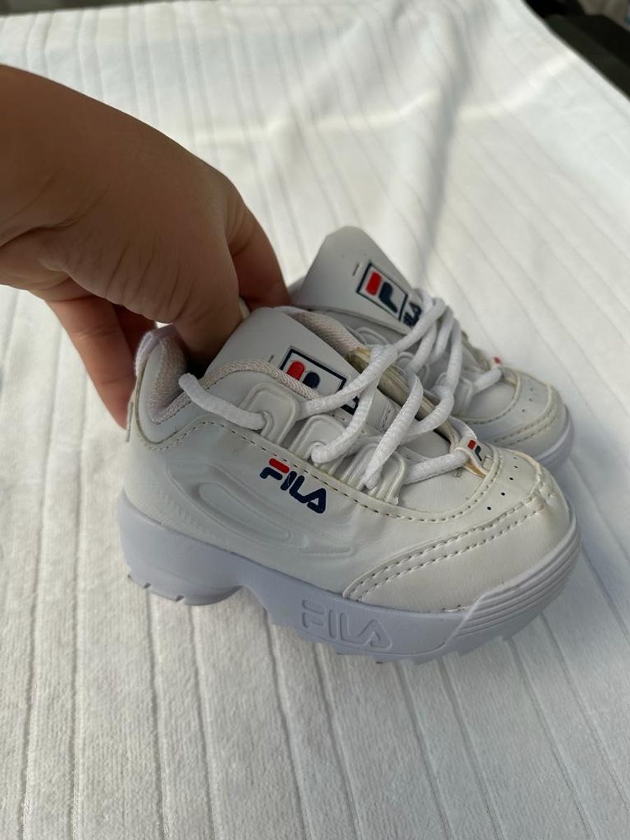 Tenis para bebe store fila