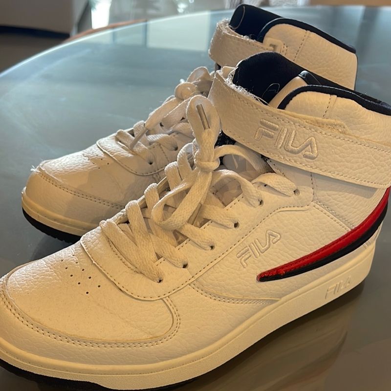 Tenis fila masculino cano hot sale alto