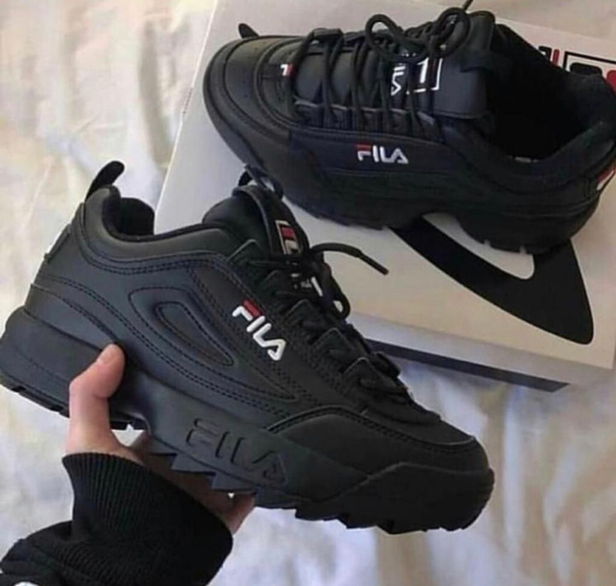 Fila disruptor 2 masculino hot sale preto