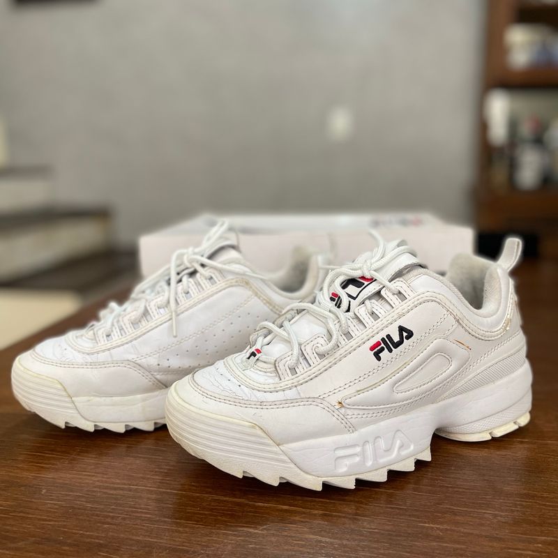 Tenis Fila Disruptor 2 Premium Feminino Fila Usado 108005029 enjoei