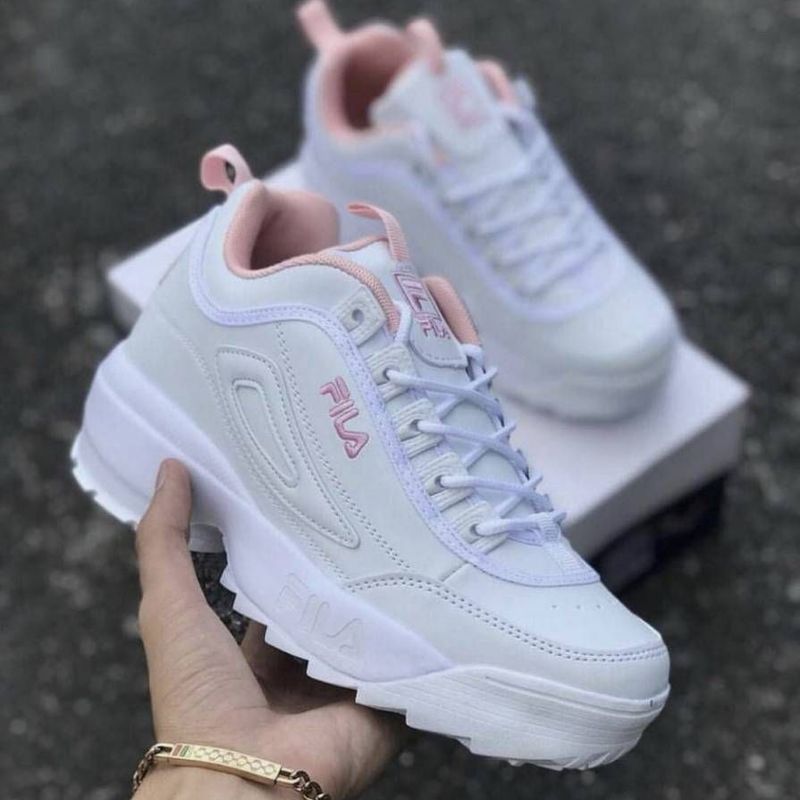 T nis Fila Disruptor 80 de Desconto Envio 24 Horas T nis Feminino Fila Nunca Usado 39938584 enjoei