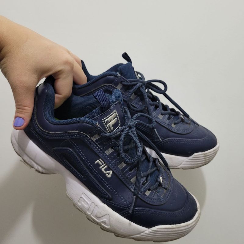 Tenis fila sale disruptor azul