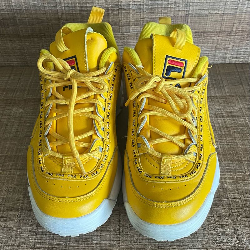 Tenis fila outlet quark feminino amarillo