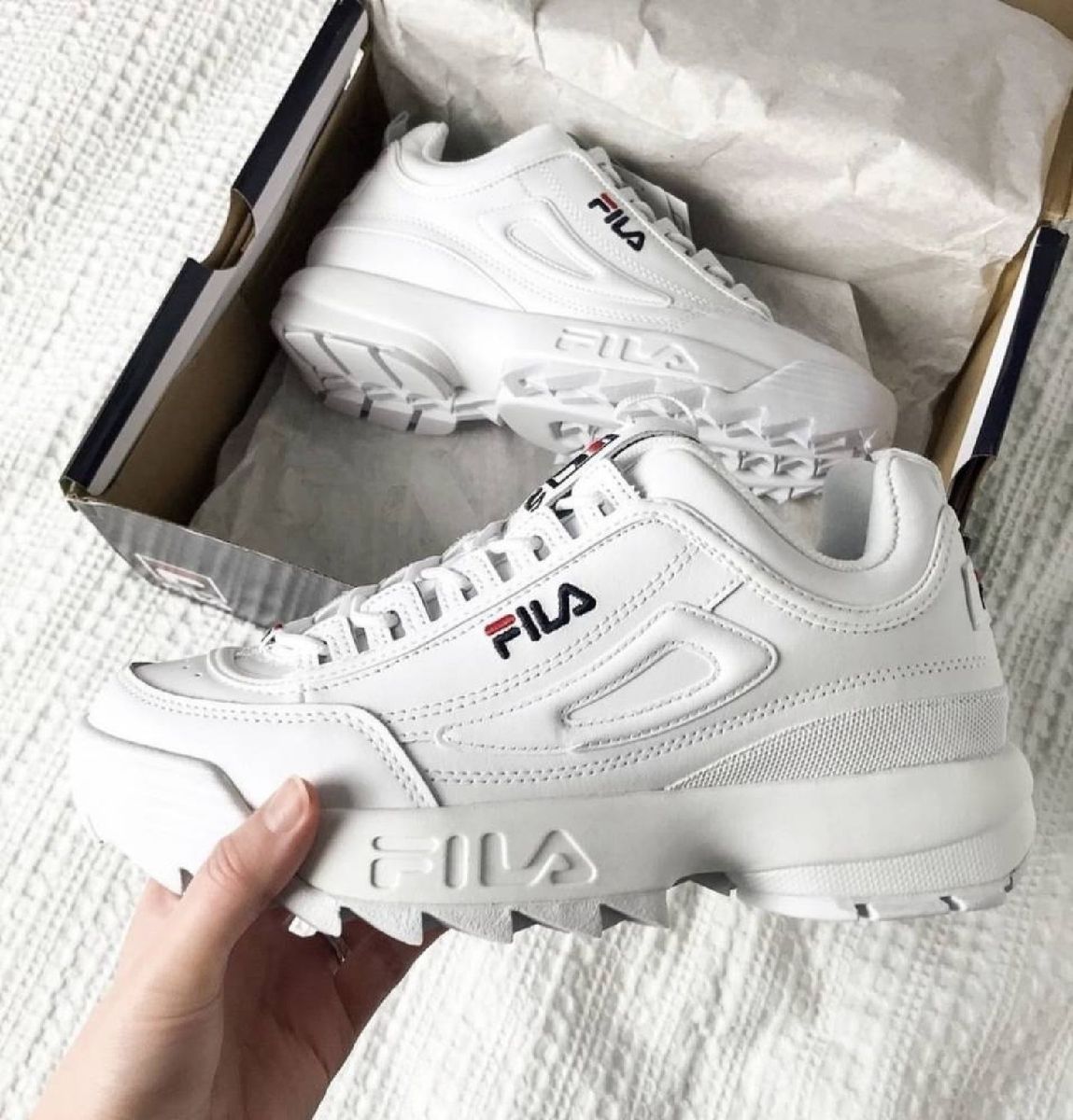 fila tenis disruptor branco