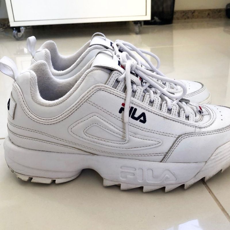 Tenis fila feminino disruptor branco outlet original