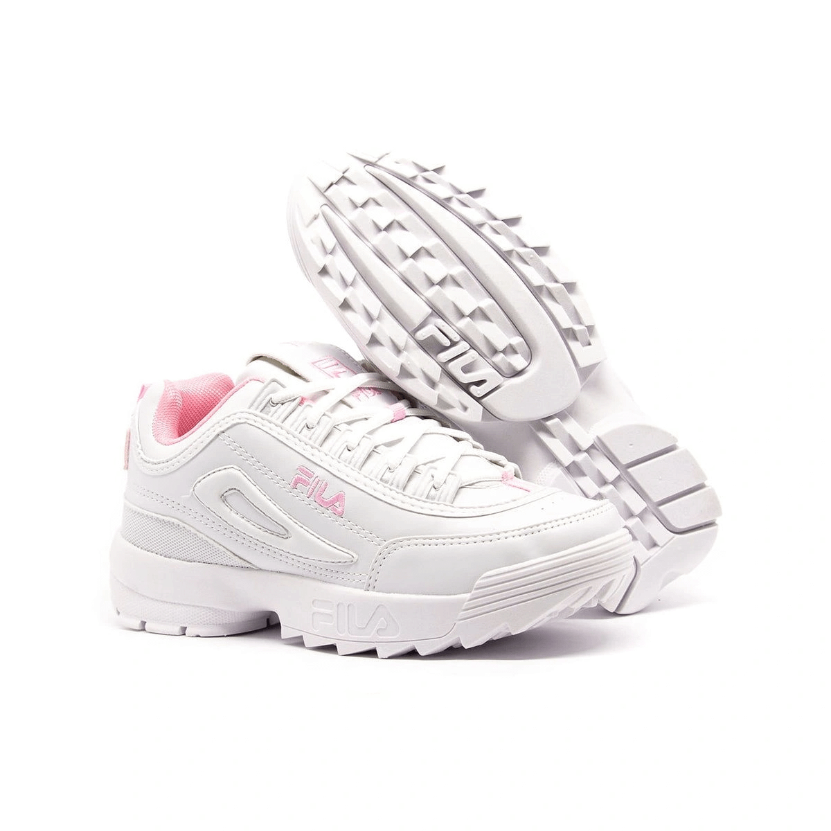 Tênis Fila Disruptor Ii Branco e Rosa Novo - do 34 Ao 39 | Tênis ...