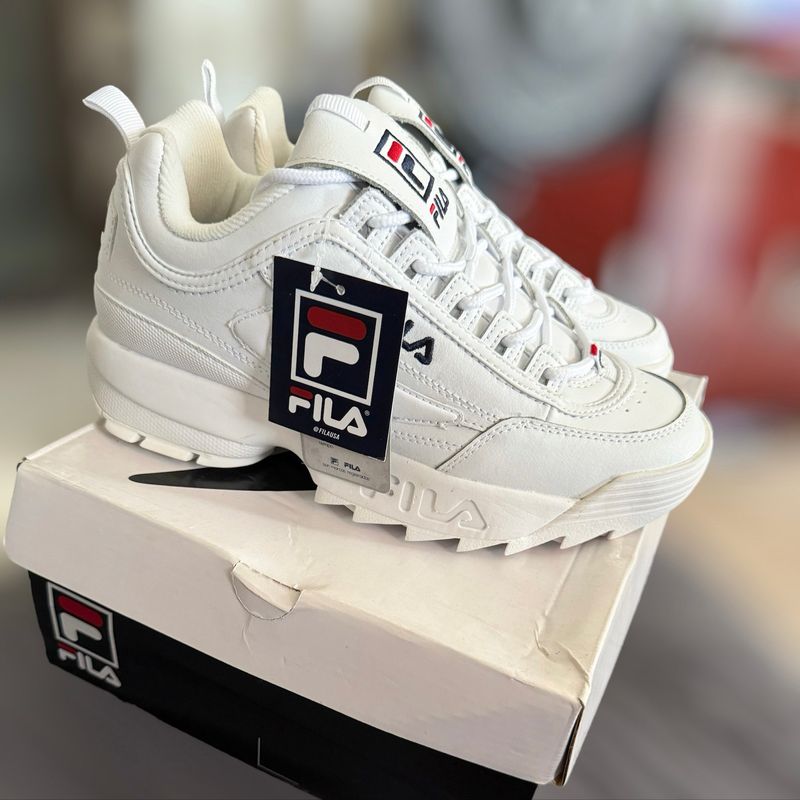 T nis Fila Disruptor Ii Premium Feminino 38 T nis Feminino