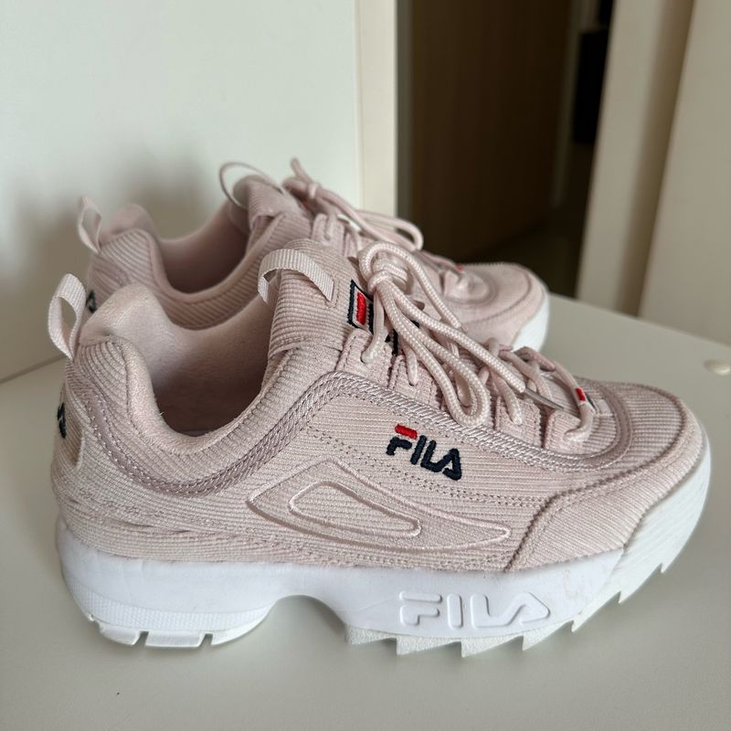 Tenis Fila Disruptor Ii Rosa Bebe Feminino Tenis Feminino Fila Nunca Usado 97748309 enjoei