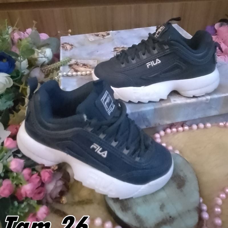 Tenis fila disruptor azul marinho sales