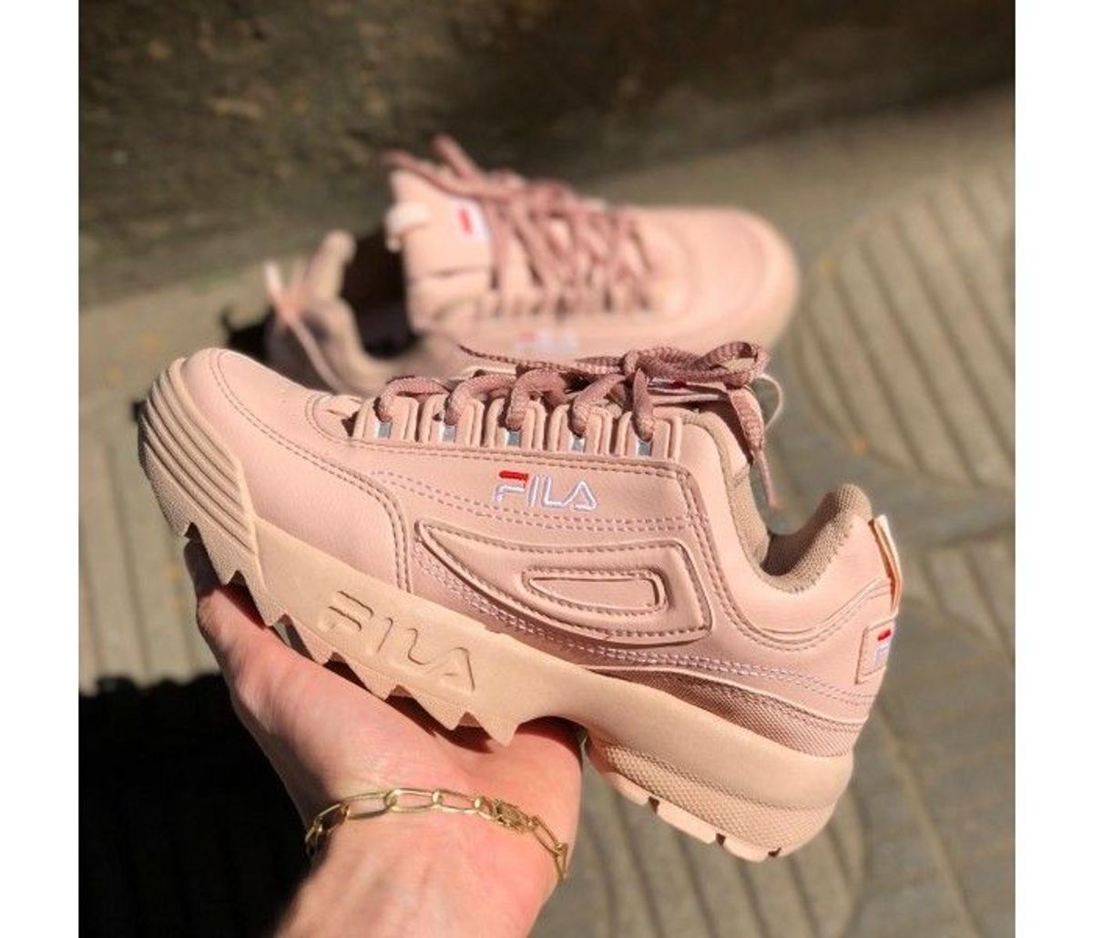 tenis fila rosinha