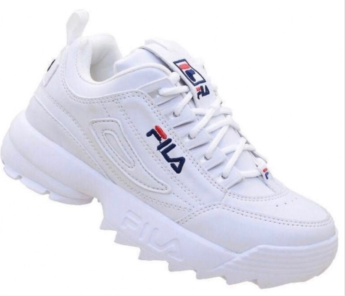 tenis fila disruptor masculino branco