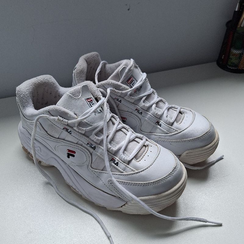 Tenis fila store disruptor original branco