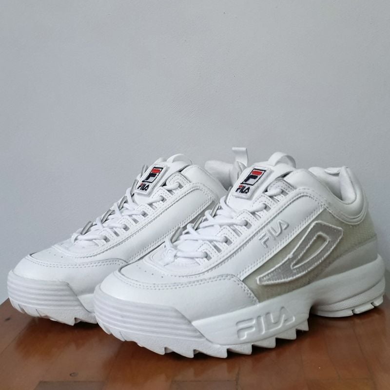 Tênis fila disruptor 2 best sale branco original