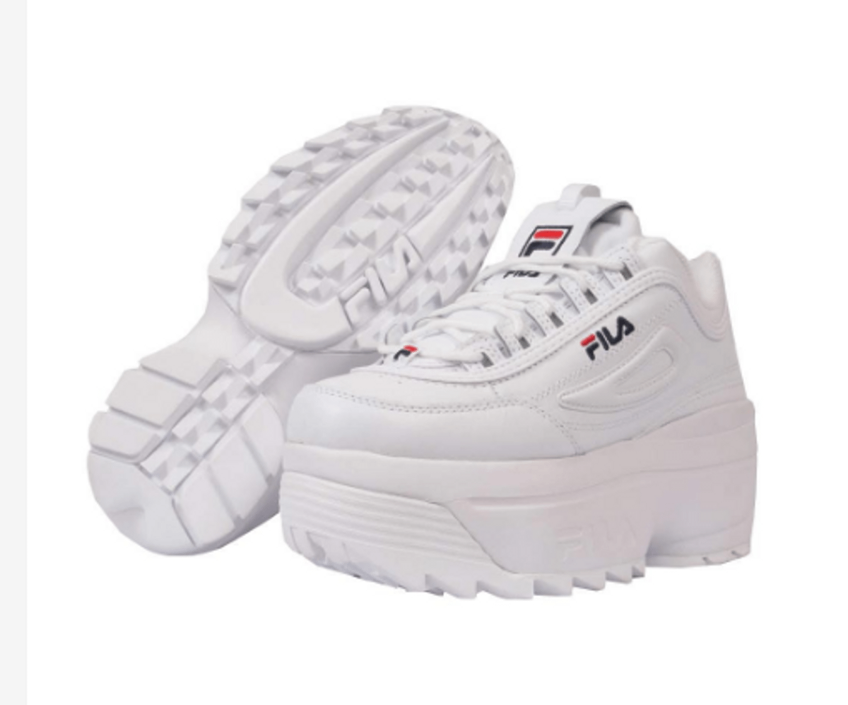 tenis plataforma feminino fila