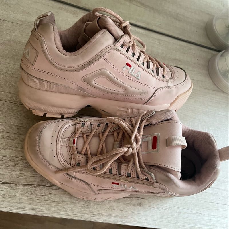 Tênis fila best sale disruptor rosa