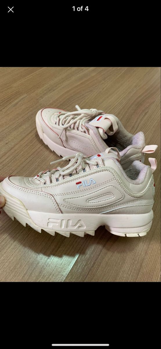 Tenis Fila Disruptor Rosa Original T nis Feminino Fila Usado