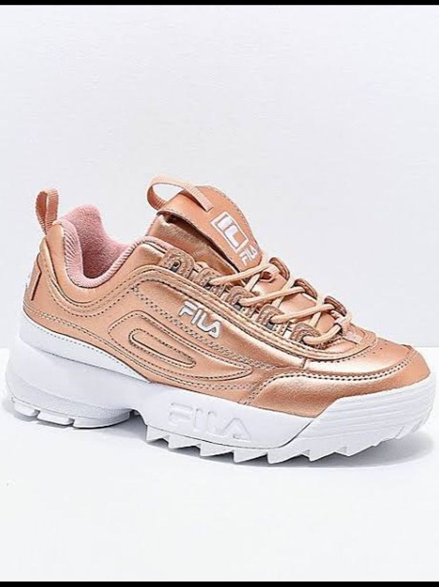 tenis rose gold feminino