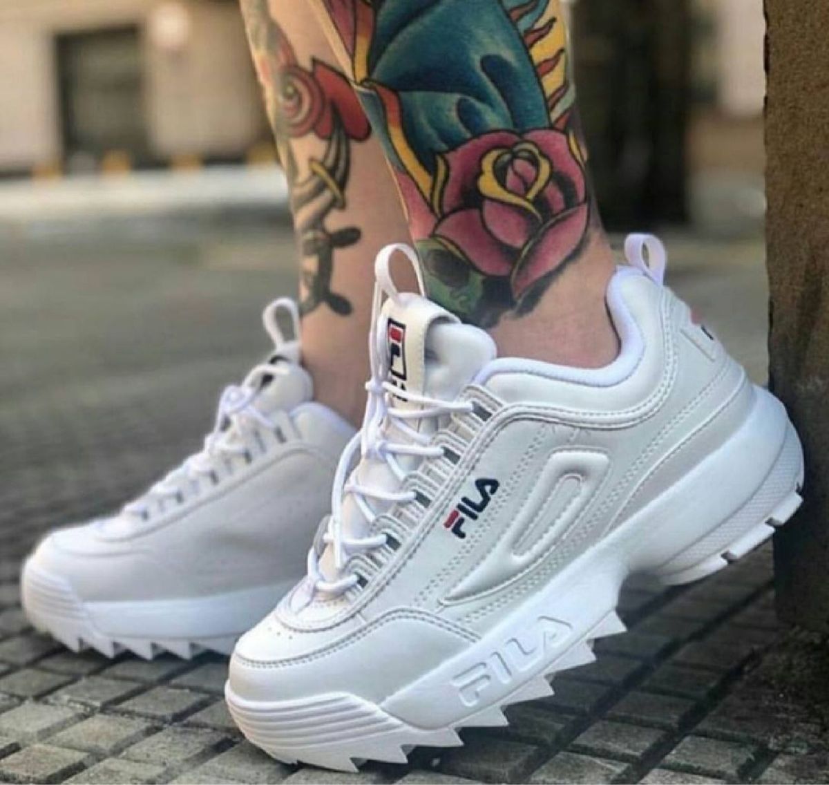 tenis fila brancos