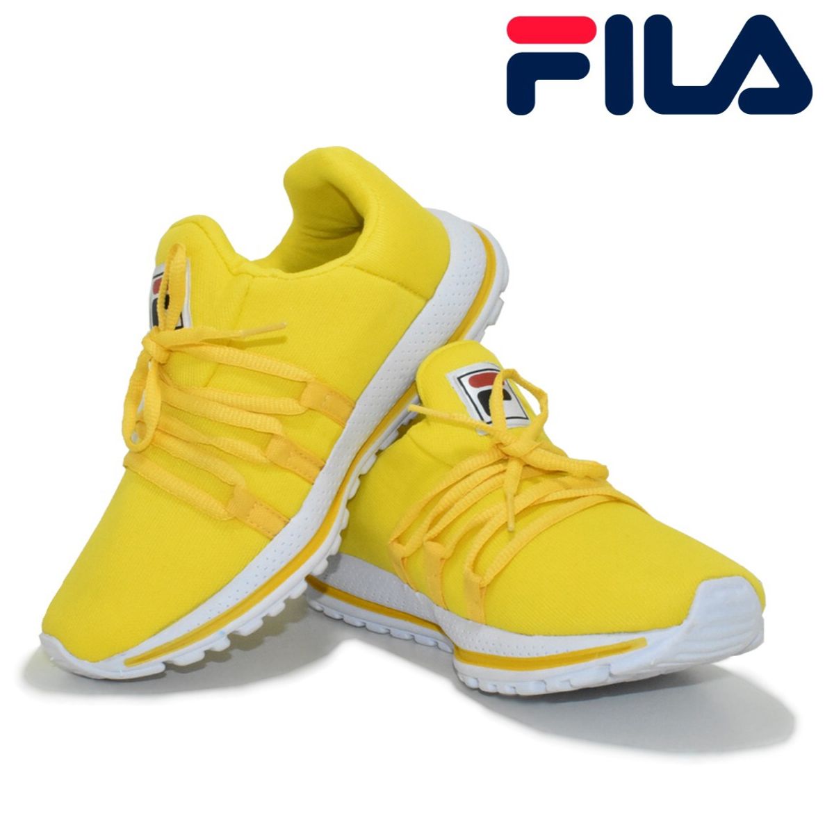 tenis amarelo fila