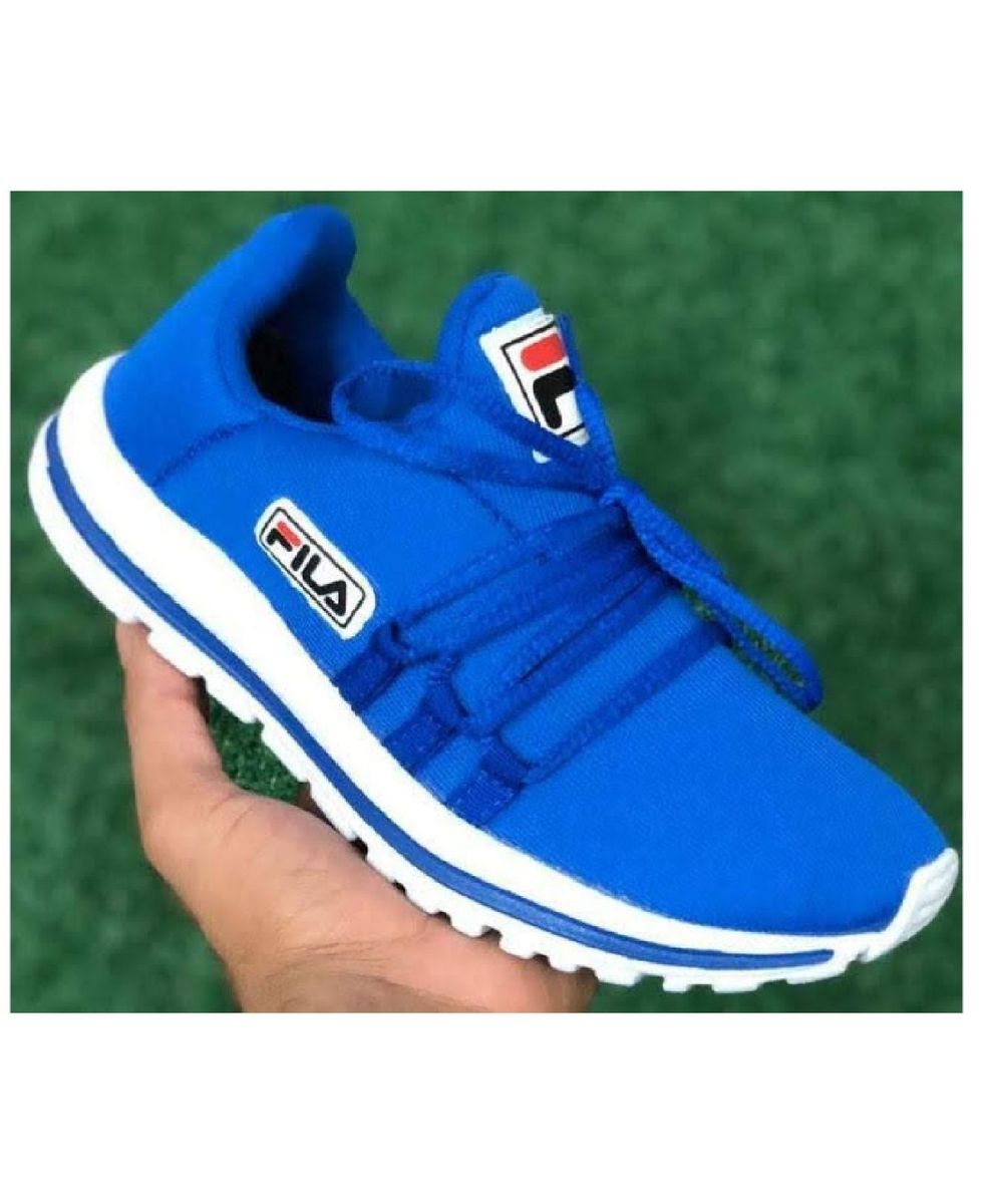 tenis fila azul claro