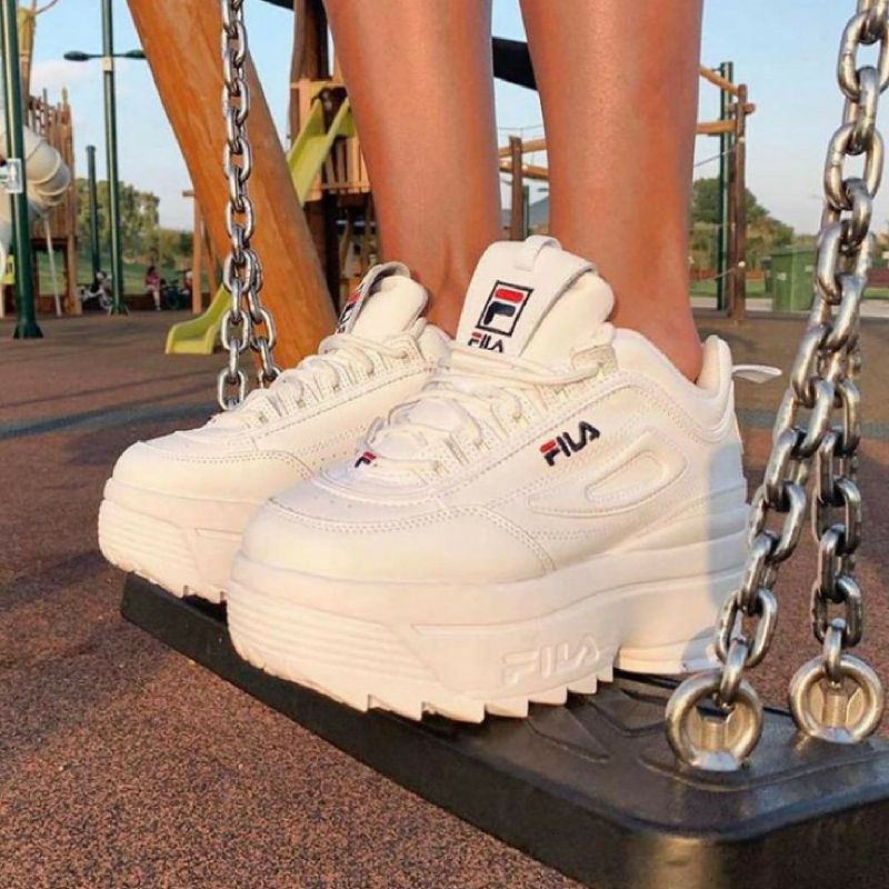 Tenis fila hotsell altos white