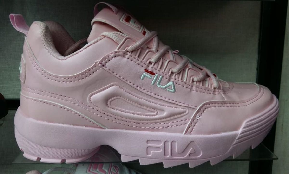 tênis feminino fila rosa