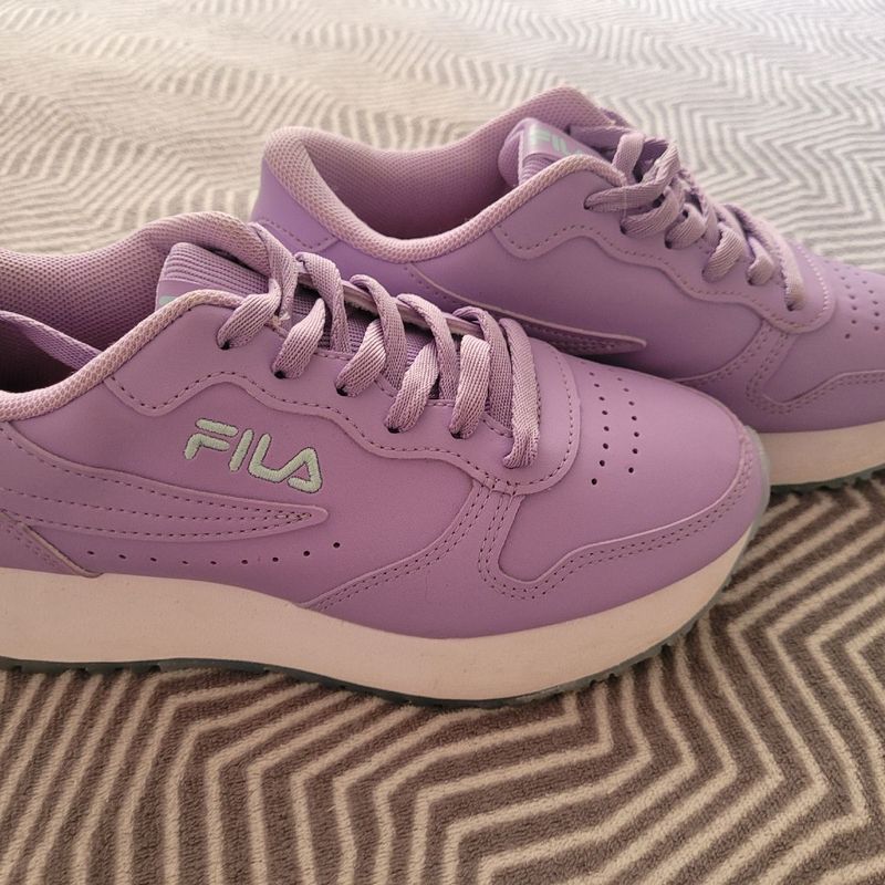 Tenis Fila Lilas Novinho T nis Feminino Fila Nunca Usado