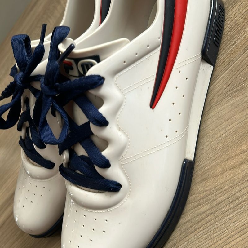 Fila Branco Fila Da Melissa Melissa Fila TÃªnis Melissa Novo Tenis