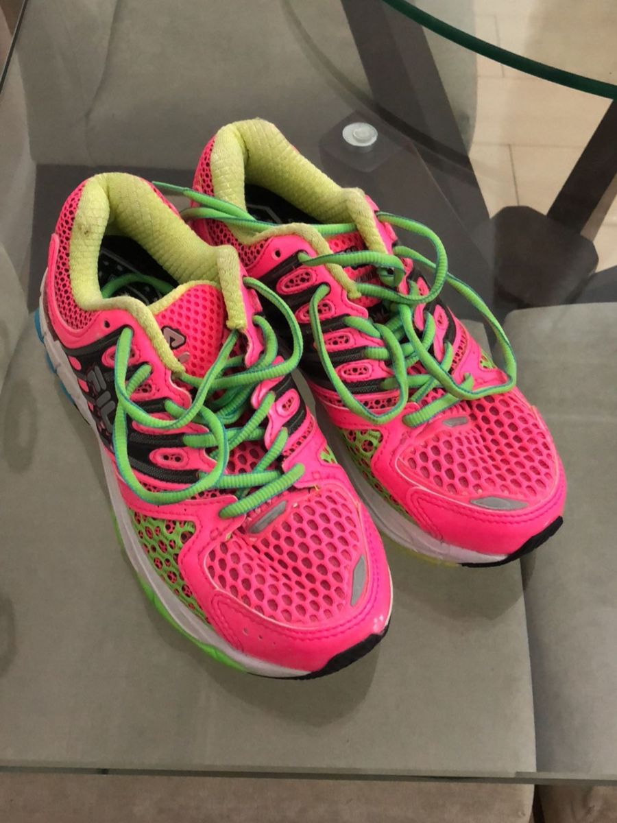 tenis fila neon